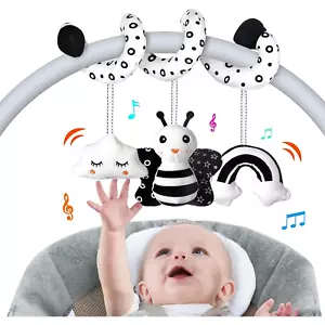 Baby Car Seat Toys, Infant Activity Spiral Toys Hanging Stroller Toys for Baby w - Picture 1 of 12