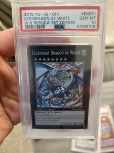 Yugioh | Legendary Dragon of White - WSUP-EN051 - Secret Rare 1st Ed Replica - Picture 1 of 2