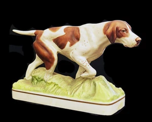 ROYAL WORCESTER English Pointer 6.2" NEW NEVER SOLD no plinth made in England - Picture 1 of 7