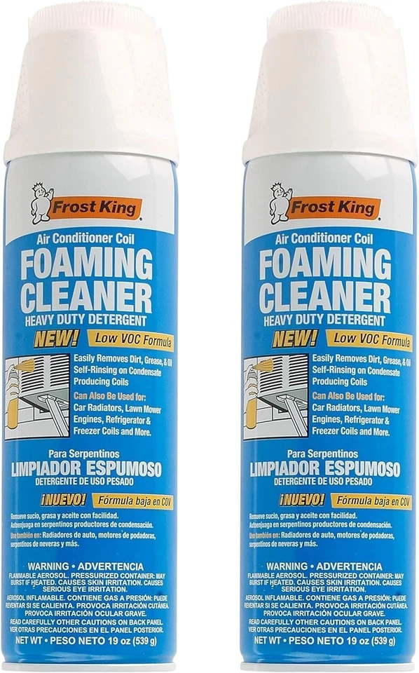 Limpiador de bobinas de espuma Frost King ACF19, 1,18 libras (paquete de 2), 19 onzas Foto 1 de 3