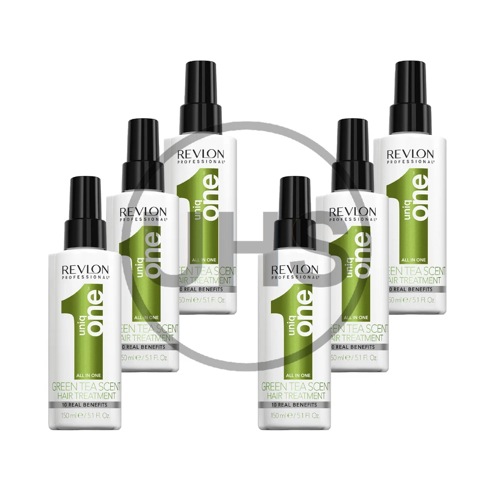 6 x Revlon Professional Uniqone Green Tea Hair Treatment 150ml | Uniq One AUS - Image 1 of 1