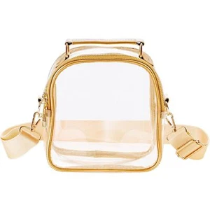 Clear Bag Stadium Approved Purse Bag CrossbodyConcerts Sport Events Festivals - Picture 1 of 9