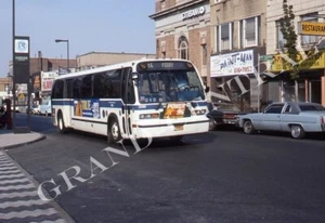 ORIGINAL 1988 NYCTA NEW YORK CITY BUS SLIDE GMC RTS #3786 STATEN ISLAND NY TA - Picture 1 of 1