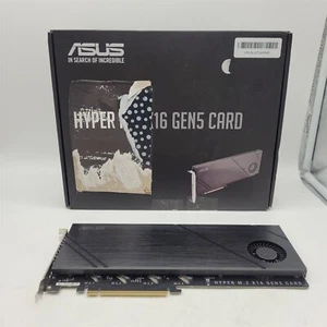 ASUS Hyper M.2 x16 Gen5 Card (PCIe 5.0/4.0) Supports Four NVMe M.2 - Afbeelding 1 van 4