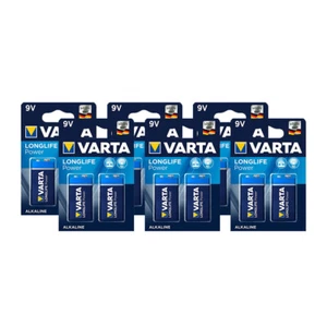 Varta Longlife Power 9V E-Block alcalino blister da 2 - quantità a scelta - - Foto 1 di 12