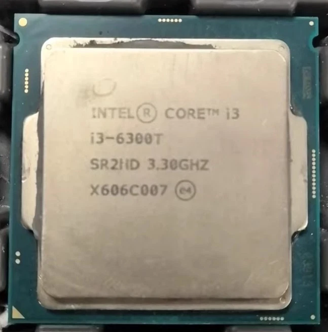 6Th Gen Intel Core i3-6300T LGA 1151 CPU Processor 3.3 GHz Dual-Core 35W - Image 1 of 2