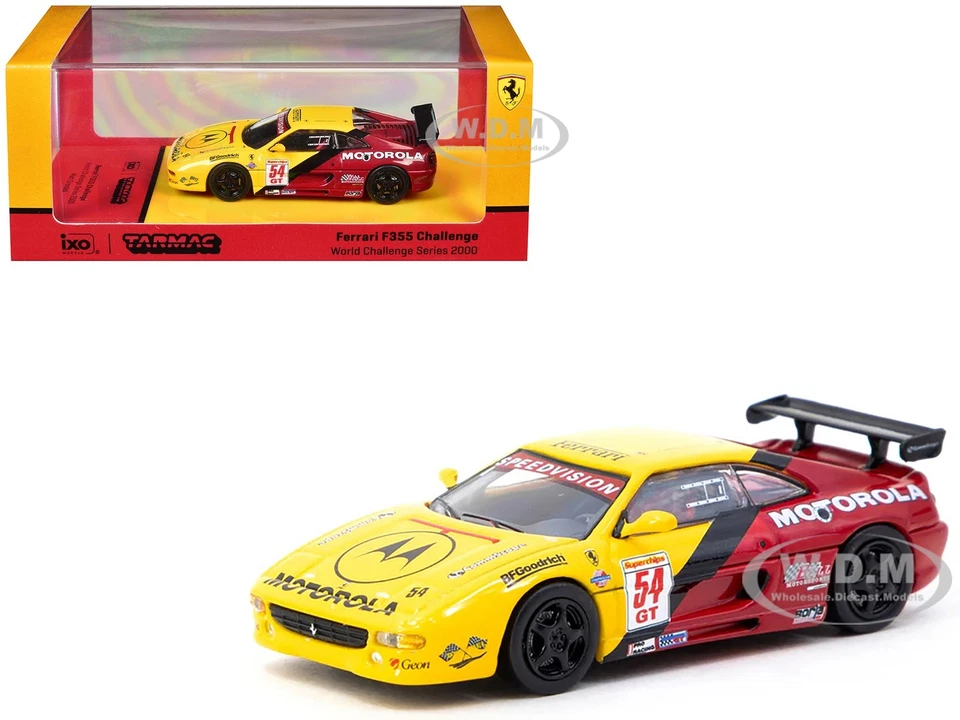 FERRARI F355 CHALLENGE #54 "WCS" (2000) 1/64 BY TARMAC WORKS T64-083-00WCS54