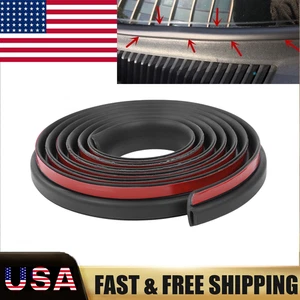 Car Front Windshield Wiper Panel Hood Rubber Seal Strip Universal 1.7M/5.6FT - Imagen 1 de 17