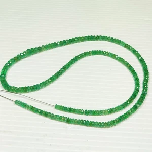 51,27 Ct Smeraldo Naturale Zambia Tondo Perline Forate 228 Pezzi, 18" Pollici-2328 - Foto 1 di 4