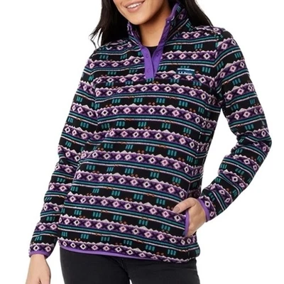 L.L. Suéter Pullover Bean Aztec Tejido Polar Para Mujer S Granola Exterior Gorpcore Foto 1 de 4