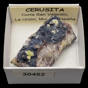 CERUSITA (Corta San Valentin, La Union, Murcia) #30452 / Cerussite - Picture 1 of 1