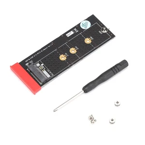 M.2 Nvme Key M SSD to PCI- E 4X Vertical Riser Card with Heat Sink - Photo 1/8