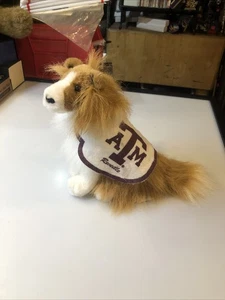 Texas A & M Aggies Hund Maskottchen Reveille 10" UNGLAUBLICHE PETABLES - Bild 1 von 7
