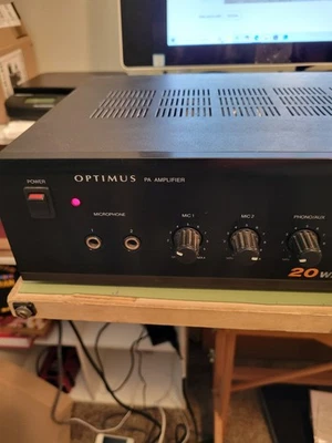 Optimus MPA-40 PA Amplifier 20-Watt Tested - Image 1 of 4