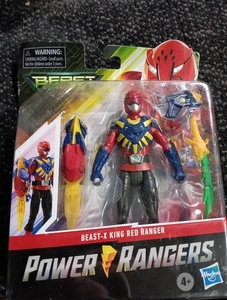 Power Rangers Beast Morphers Beast X King Red Ranger Action Figure Hasbro NIP  - Picture 1 of 1