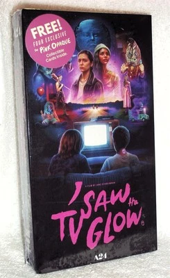 I Saw the TV Glow: W/Collectible Cards (VHS, 2025) NEW Justice Smith queer drama - Image 1 of 4