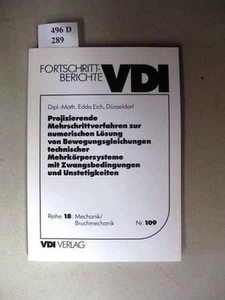 Projizierende Mehrschrittverfahren zur numerischen Lösung von Bewegungsgleichung - Picture 1 of 1