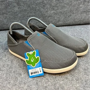 OluKai Nohea Mesh Jungen Slipper Schuhe grau Scuba Größe 6 Jugend B - Bild 1 von 7