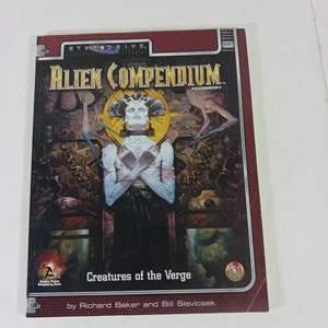 Alternity TSR Alien Compendium Creatures of the Verge 1998 Star Drive - Picture 1 of 5