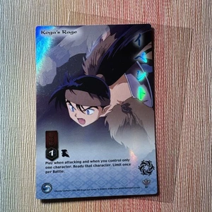 Inuyasha TCG - Koga's Rage 92 - FOIL Rare - Score Jaki 1ST ED - Foto 1 di 2