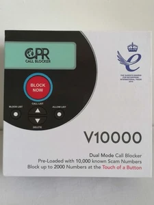 Bloqueador de llamadas telefónicas fijas CPR V10000 detener llamadas molestas pantalla de identificación de llamadas - Imagen 1 de 5