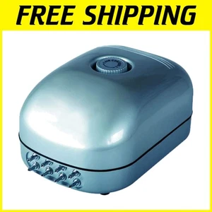 Compact Super Silent Air Pump - 8 Outlets, 25L/min for Aquatic & Hydroponics - Picture 1 of 3