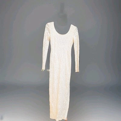 De colección Maurices Encaje Marfil Boda Novia Noche Vestido Formal Clásico Pequeño Foto 1 de 4