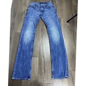 BKE Aiden Herren Jeans 26x34 Straight Fit Blue Wash Stretch Denim  - Bild 1 von 8
