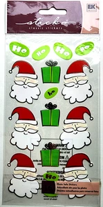Santa Claus Gifts Ho Ho Ho Sticko Foil Accent Stickers RARE SPSG123 - Picture 1 of 1