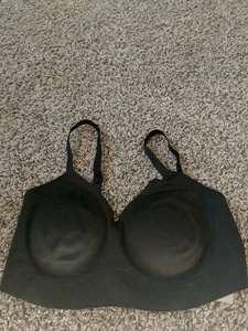 Sujetador Bralette CALVIN KLEIN Invisibles Acolchado Inalámbrico Negro Cuello en V Mujer L Nuevo con Etiquetas - Imagen 1 de 5