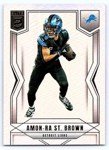 Amon-Ra St. Brown 2025 Panini Donruss Elite Football Card #83 Detroit Lions - Bild 1 von 2