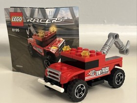 LEGO 8195 Racers Ed's Tow Truck Service truck with manual