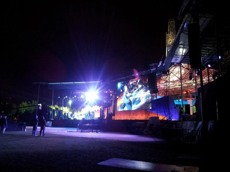 Concert Stage At Night Digital Photo Desktop Wallpaper Cellphone Wallpaper  - Image 1 of 1