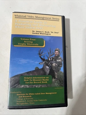 Scoring Trophy Whitetails Vol.4 Helpful Info On How to Measure Racks VHS Tape - Image 1 of 4
