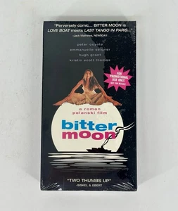 Bitter Moon VHS PROMO, RARE Kristin Scott Thomas, Hugh Grant 1994 Factory Sealed - Picture 1 of 7
