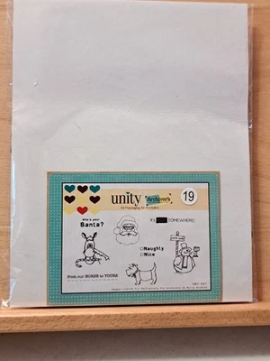 Unity Stamps 19 Archivers Kit Molly Woodard Christmas Red Rubber Cling Stamp - Image 1 of 2