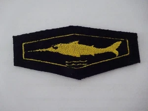 A63-06)  Marine Bundeswehr Schwimmtaucher Diver Stoff Tätigkeitsabzeichen gold - Bild 1 von 2