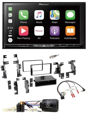 Pioneer 2DIN Lenkrad USB DAB DVD Bluetooth Autoradio für Nissan Cube ab 2009 Fro - Bild 1 von 4