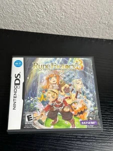 Rune Factory 3: A Fantasy Harvest Moon (Nintendo DS, 2010) CIB - Picture 1 of 5