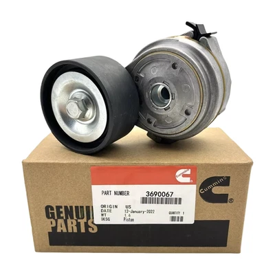 Polea tensora de correa 3104149 2891940 3690067 apta para motor Cummins ISX Cummins Foto 1 de 4