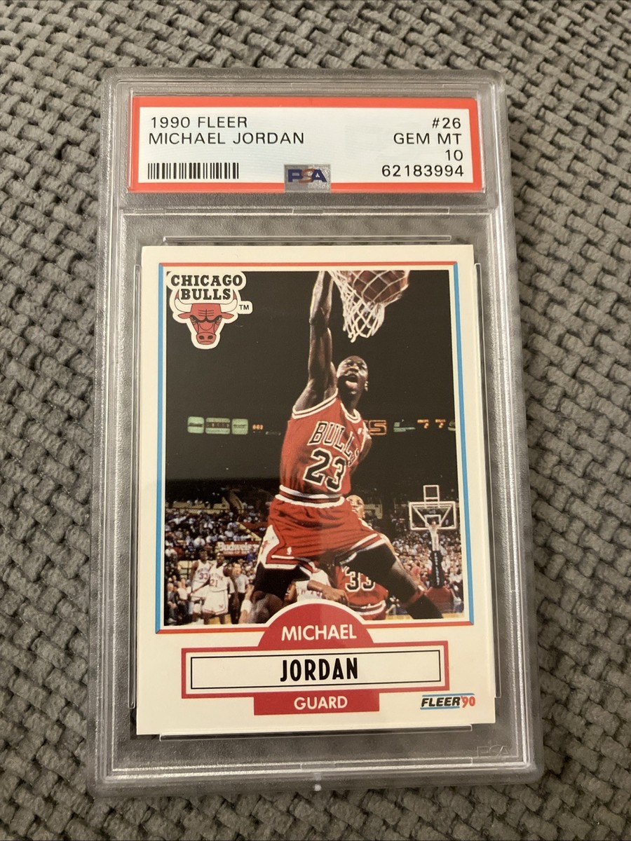 Michael Jordan PSA 10 Graded Basketball Trading Cards for