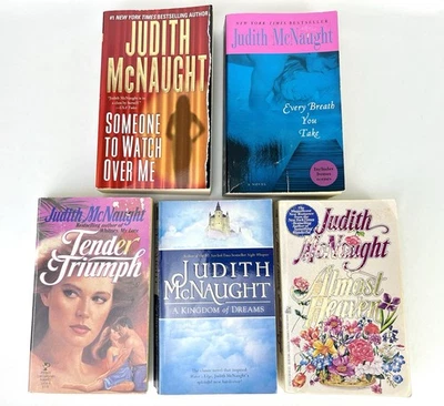 Judith McNaught Lot of 5 Books Vtg Historical Romance Kingdom of Dreams - Image 1 of 4