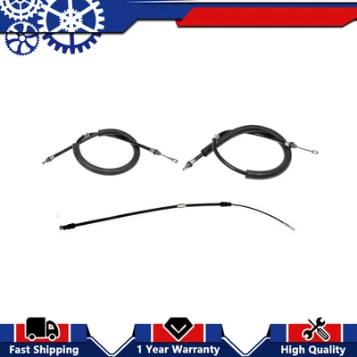 For 2006-2008 Jeep Commander 3.7L Front Rear Parking Brake Cable First Stop 3PCS - Image 1 of 4