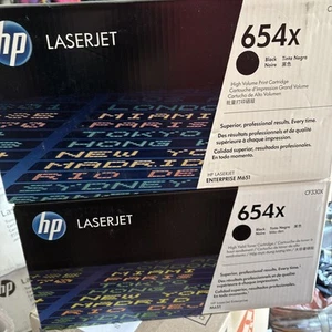 ORIGINAL HP 654X CF330X SCHWARZ HOHE ERGIEBIGKEIT TONERKARTUSCHE Laserjet Enterprise M651 - Bild 1 von 6