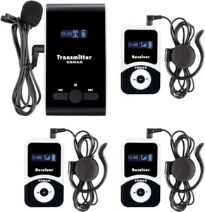 Transmisión de audio guía turístico inalámbrico EXMAX EX-100 para traducción de iglesias -1T3R - Imagen 1 de 7
