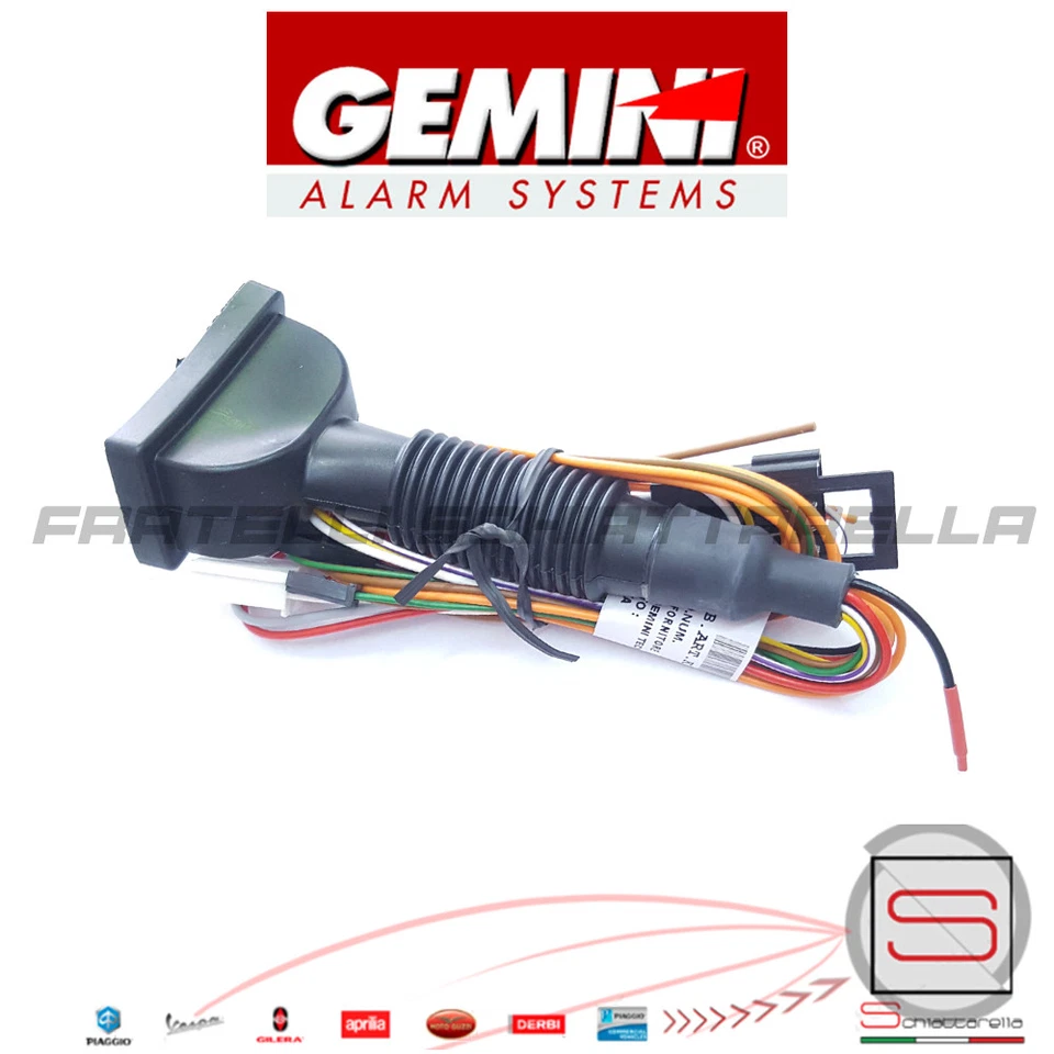 Cablaggio Antifurto Elettronico Gemini Alarm 953AR 953NH Piaggio X7 Vespa Gts... - Immagine 1 di 1