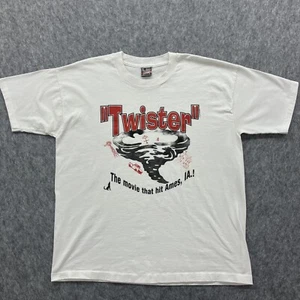 T-shirt Twister Movie adulto XL 1996 Ames Iowa film premiere film venditore regalo - Foto 1 di 8