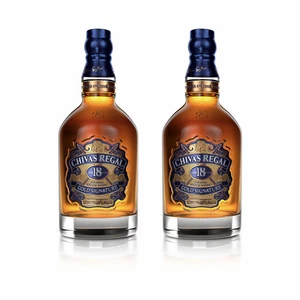 Chivas Regal 18 Jahre Blended Scotch Whisky 2er Set Alkohol Flasche 40% 2x700 ml