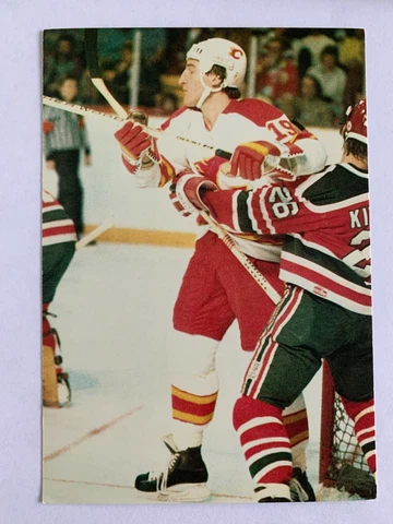 1980's Calgary Flames Postcards Tim Robert Hunter - Rare & Vintage ! Cover