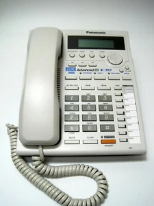 Panasonic KX-TS3282W 2-Line Corded Speakerphone WHITE Tested - Picture 1 of 3